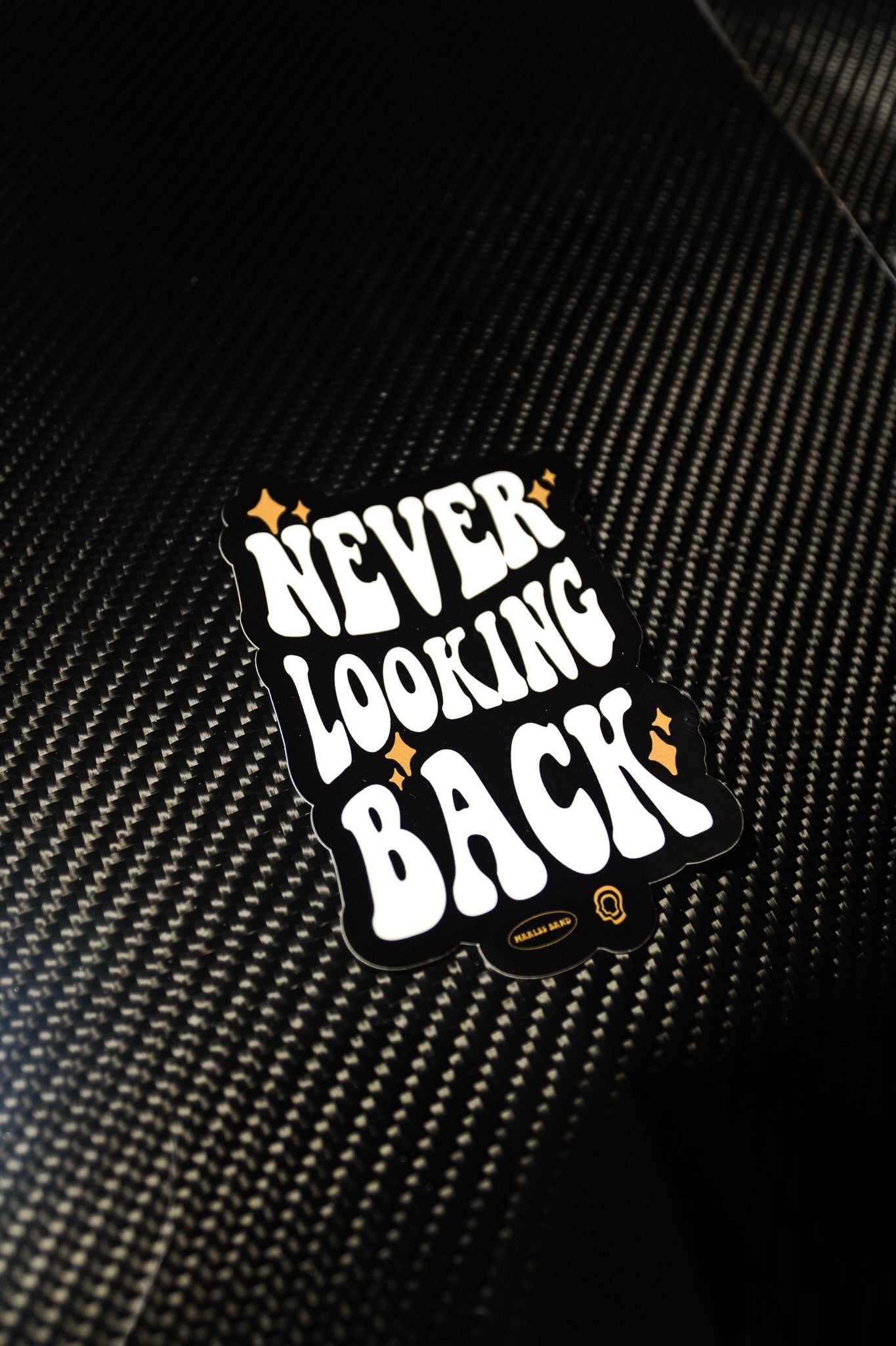 Never Looking Back Sticker