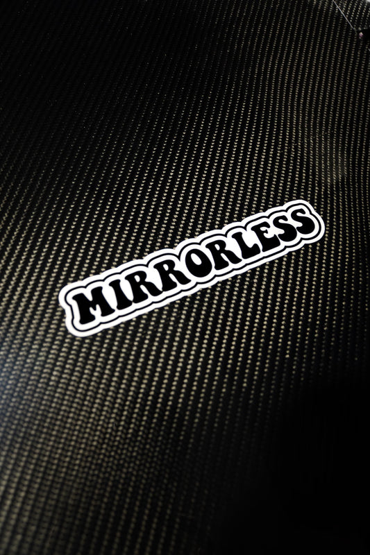 Mirrorless Bubble Font Logo